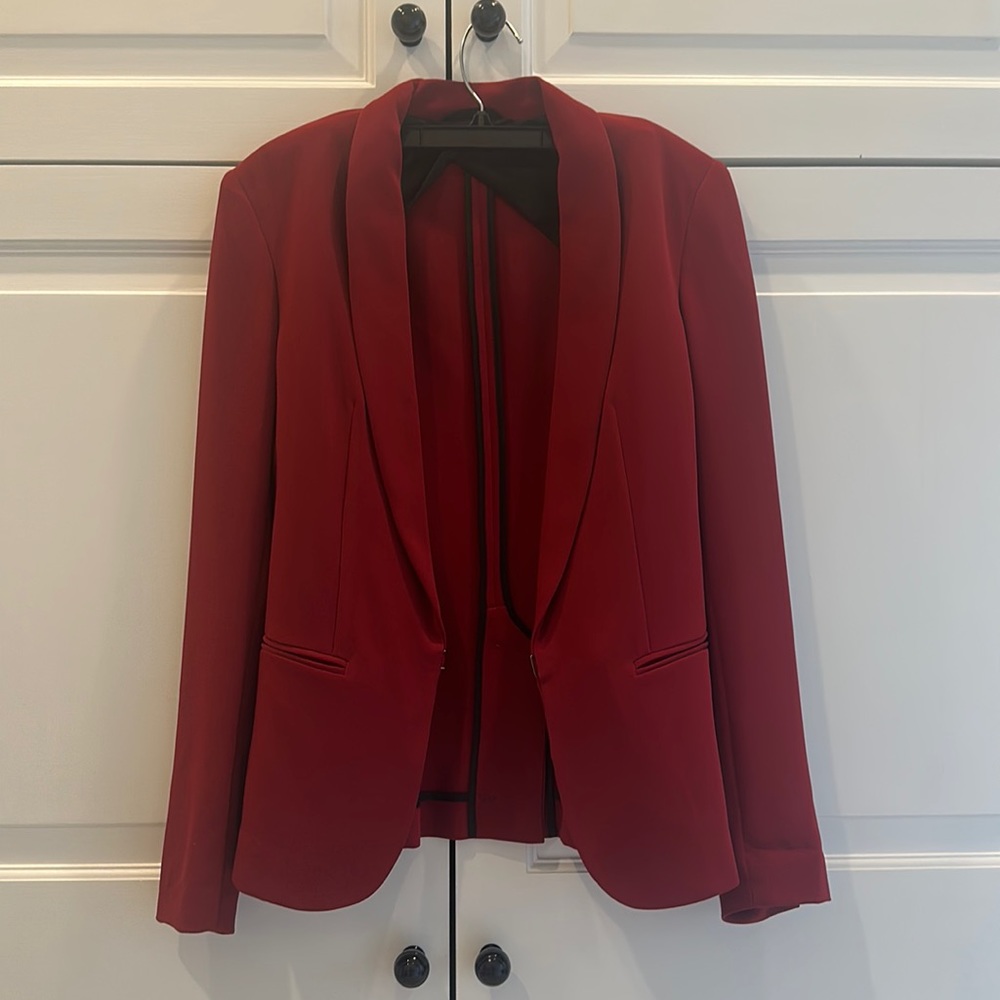 Red blazer